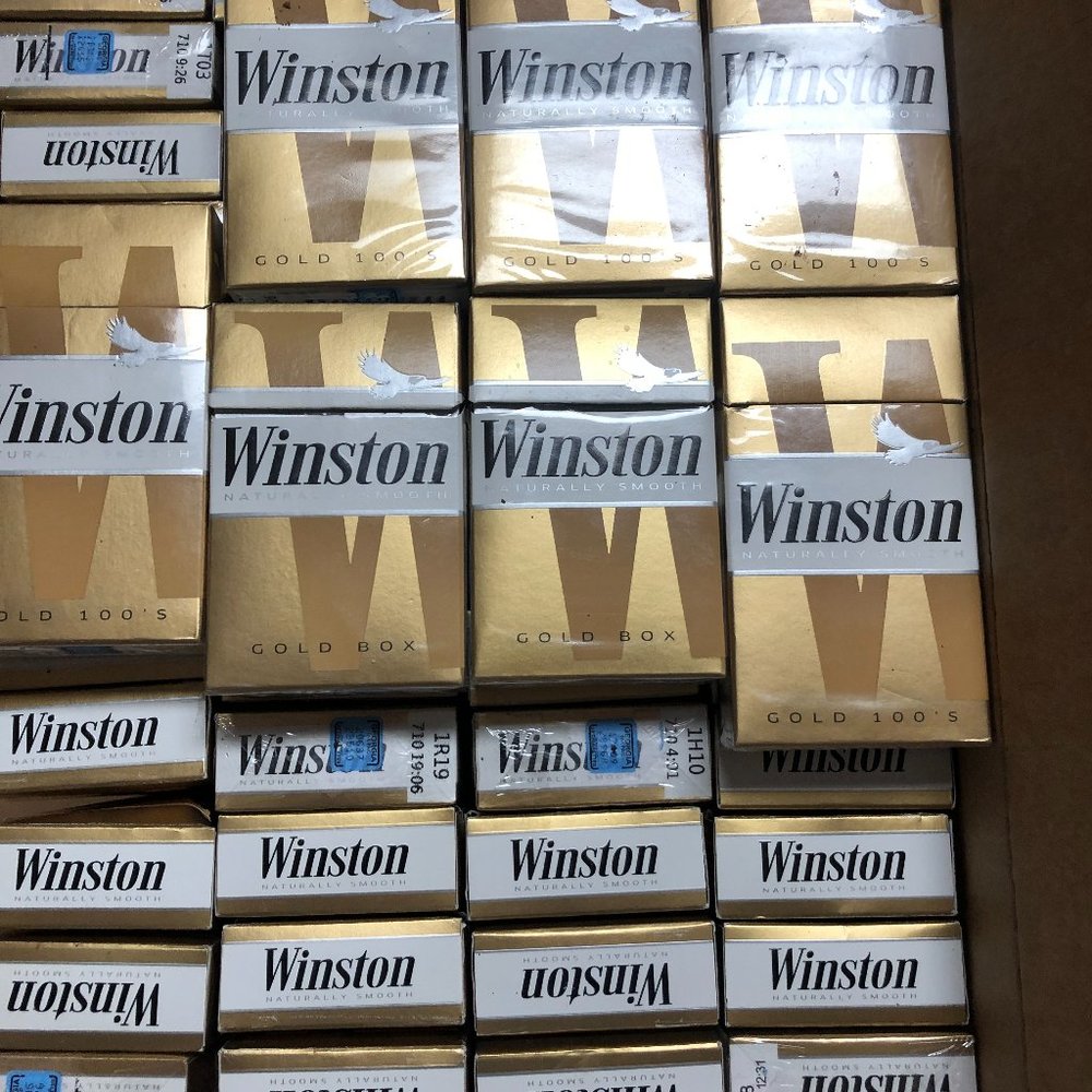 30 Winston Empty/no tobacco Cigarette flip top packs Boxes crafts art sh…